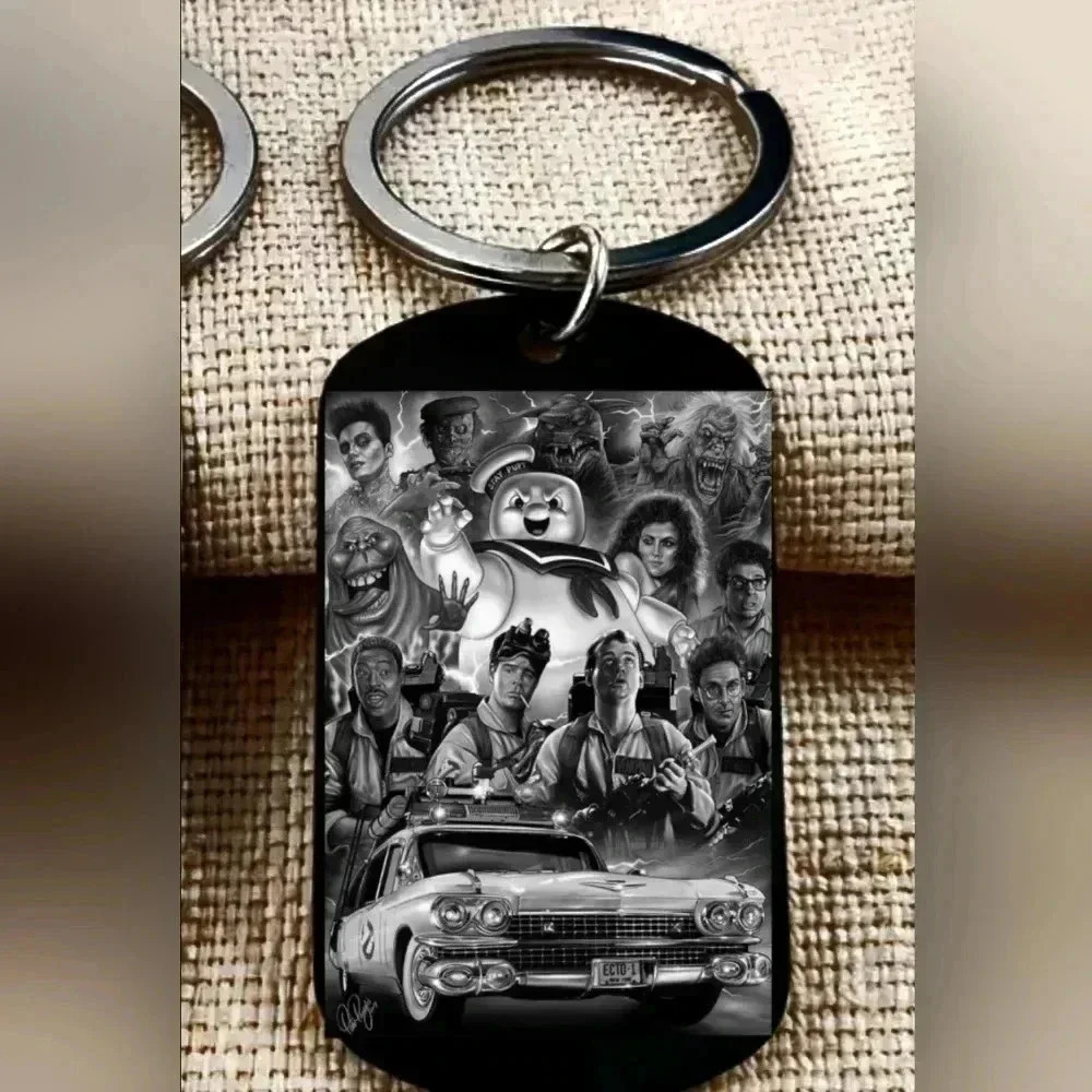 Ghostbusters Hot art movie Keychain